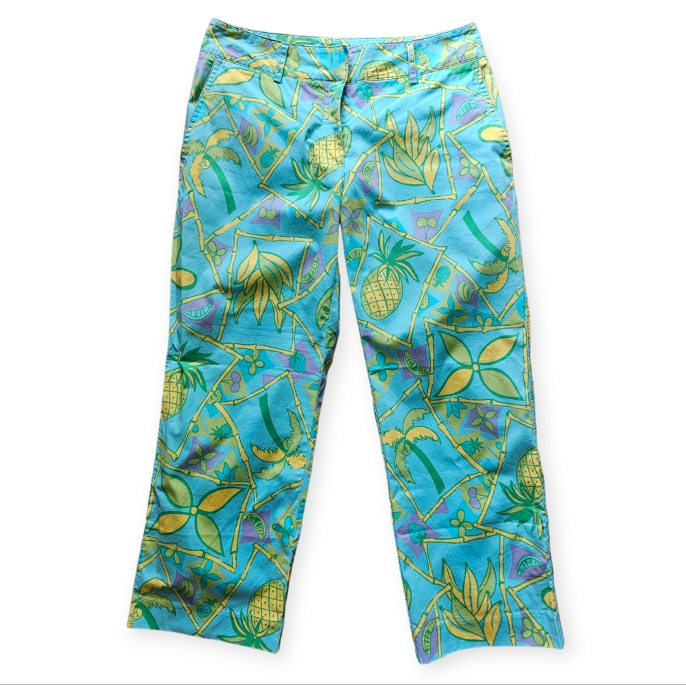 Vintage Lilly Pulitzer Liza Capri Macadamia pants